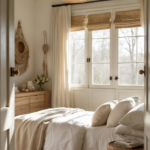 An organic chic guest bedroom.