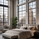 Urban loft bedroom