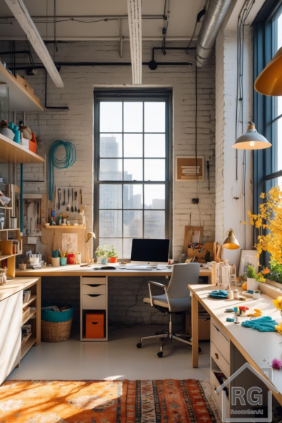 Urban crafts room.