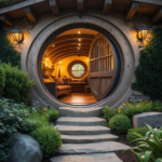 A Hobbit-inspired home entrance.