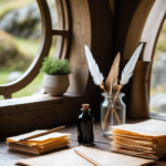 A hobbit style writer's nook.